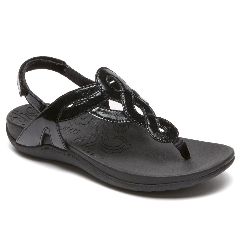 Rockport Canada Ramona - Womens Sandals Black (QBK984537)